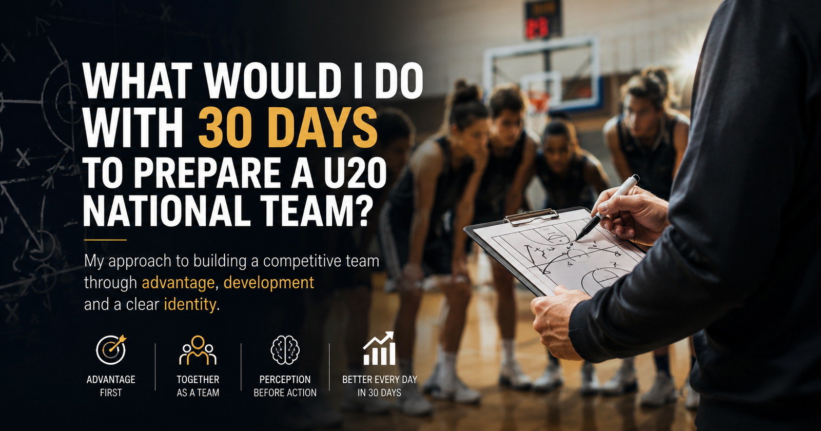 What Would I Do With 30 Days to Prepare a U20 National Team?